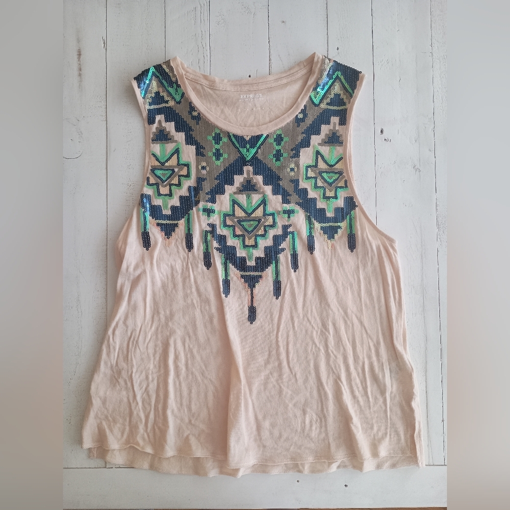 Express Sequined Tank